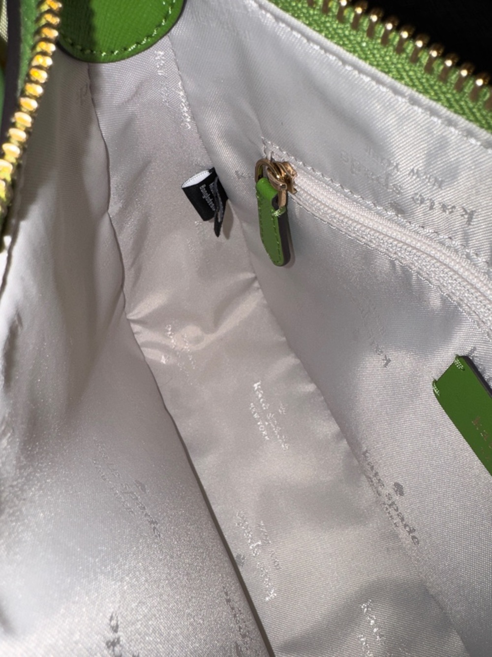 kate spade Madison Convertible Crossbody Green Leather Resin Chain Shoulder Bag - Picture 15 of 17